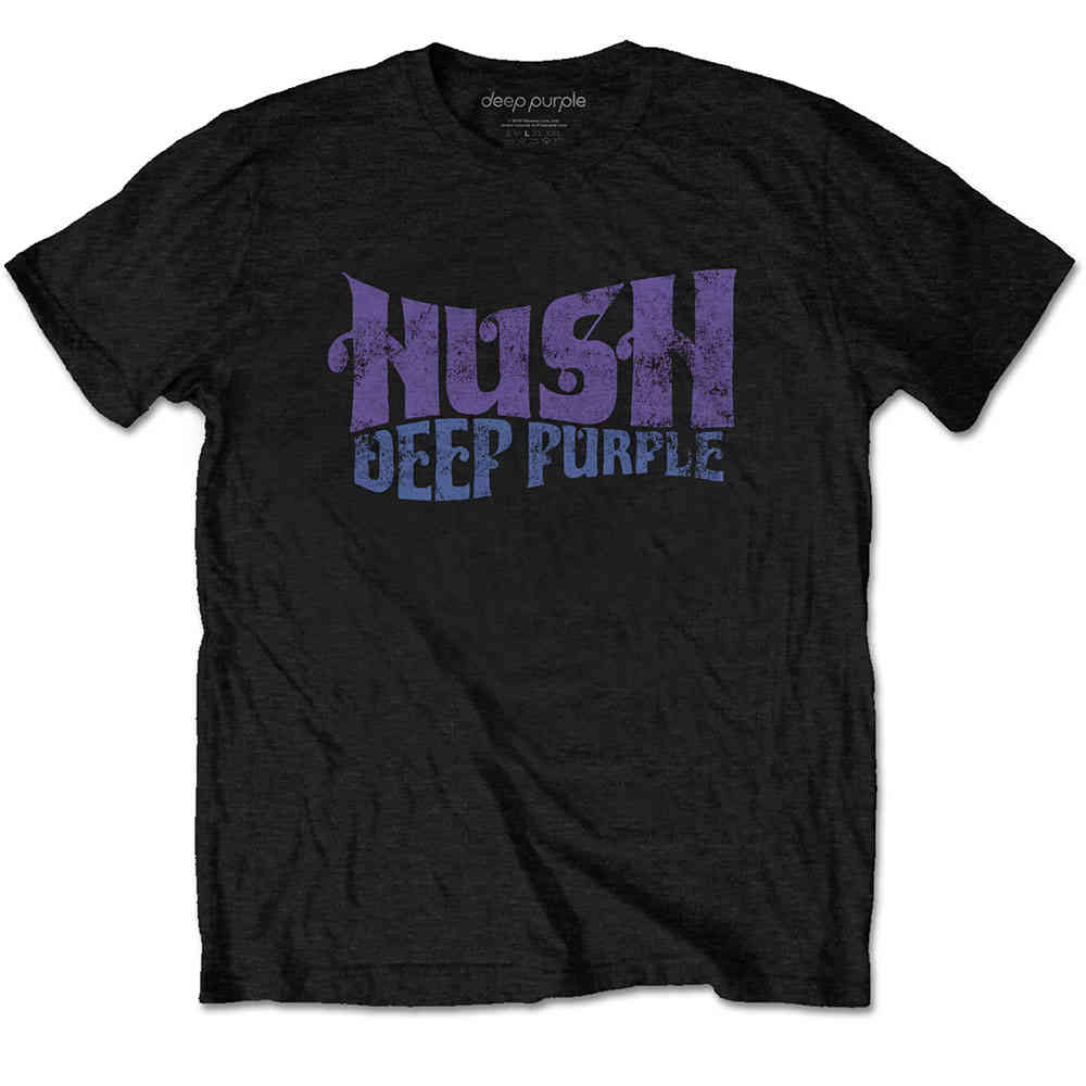 Deep Purple - Hush Heren Tshirt - Zwart